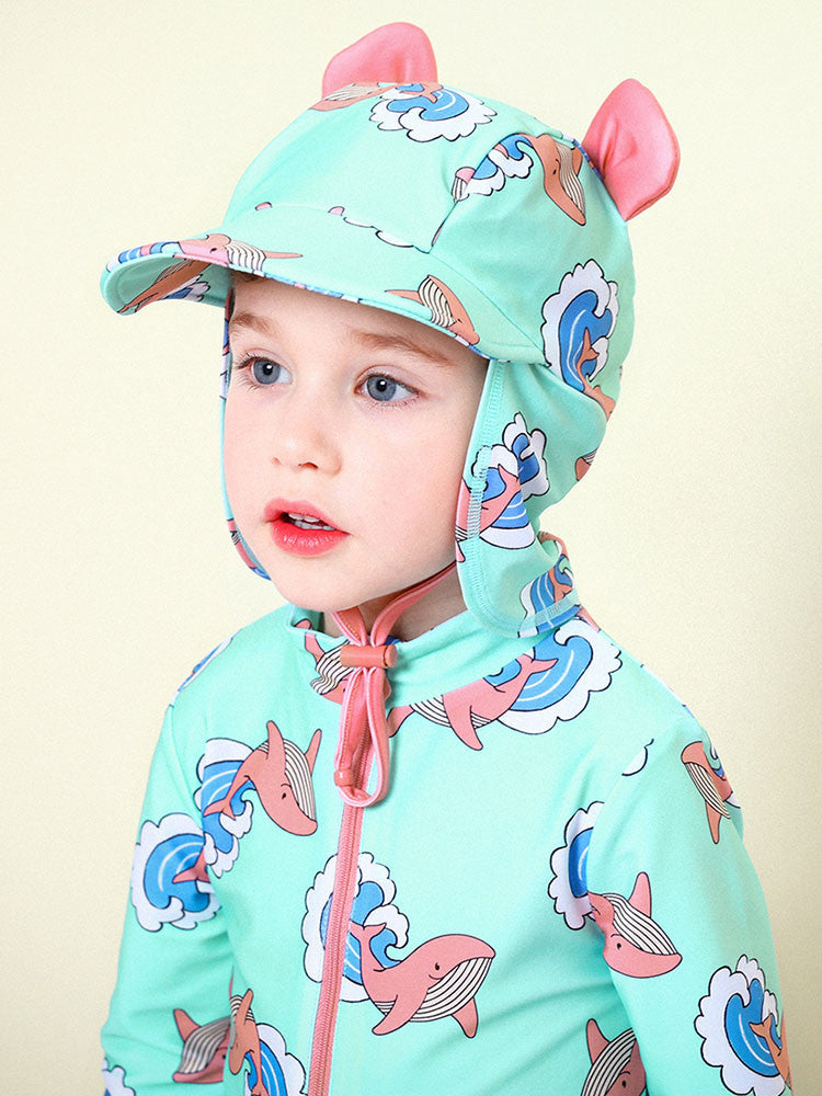 Molly Whale Swimsuit (flap cap set)