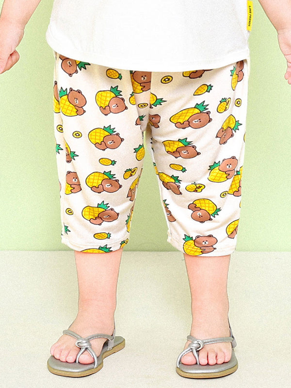 Line Friends Pineapple brown cooling pants