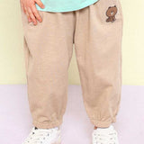 Line Friends Drawing Slub Baggy Pants