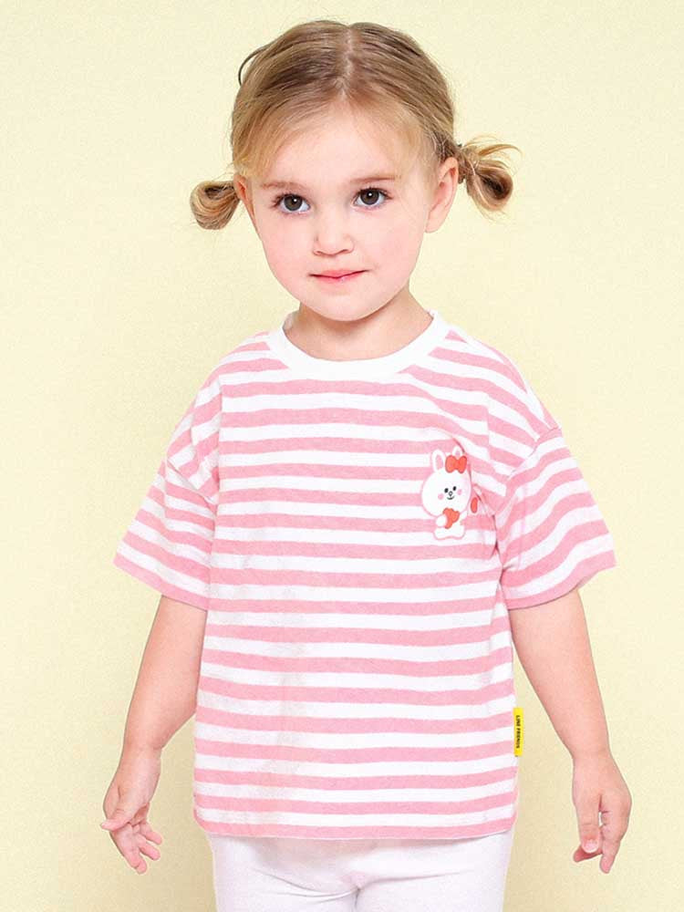 Line Friends Lovely Mini Stripe T-shirt