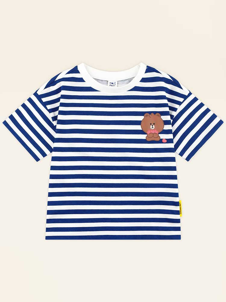 Line Friends Lovely Mini Stripe T-shirt