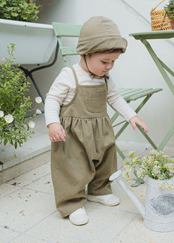 Poby Overalls Pants_Khaki