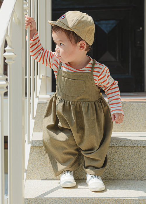 Poby Overalls Pants_Khaki