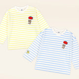 [MollliMelli] Fruit Bear Stripe T-shirt