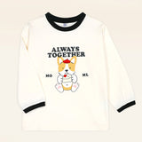 MOLLIMELLI Corgi Together Man-to-Man T-shirt