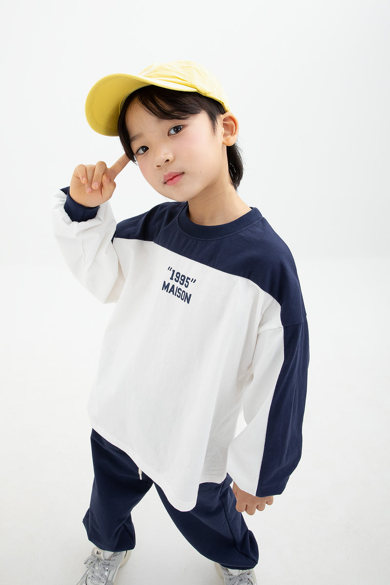 Maison color matching tee Junior T-shirt