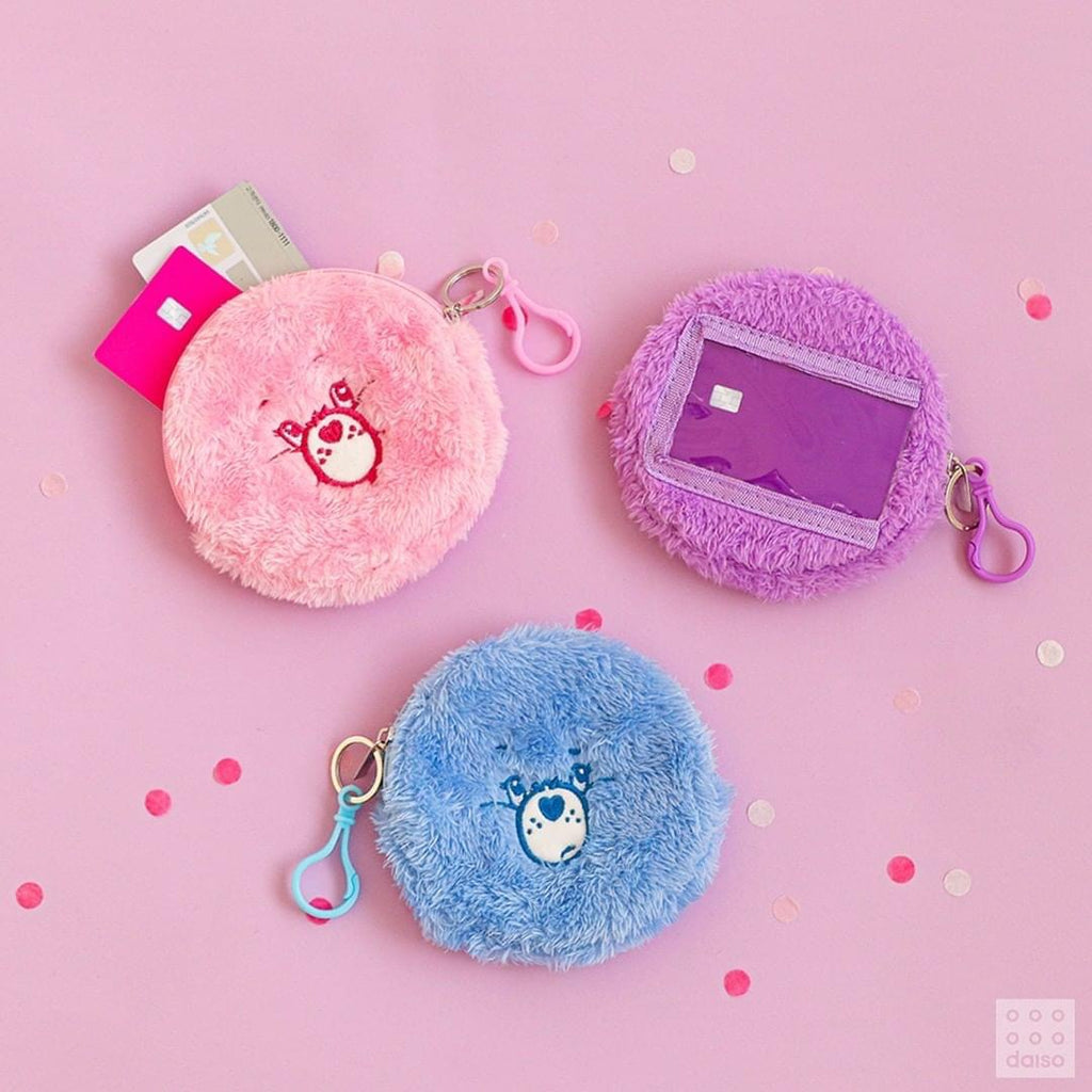 Daiso Korea Care Bears Round Card Pouch Showroom kids