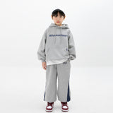 Embroidered emblem hoodie Junior T-shirt