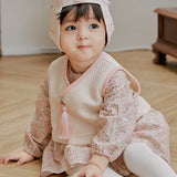 Flower Garden Hanbok Romper_Pink