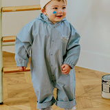 脆皮連身衣 藍色