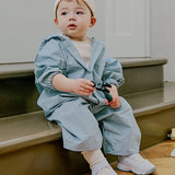 脆皮連身衣 藍色