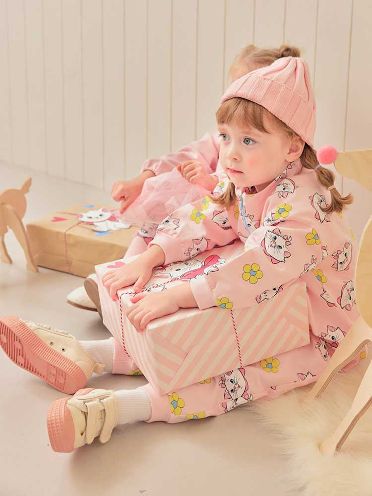 [Disney] Aristocat Marie Flower Anorak Tops and Bottoms