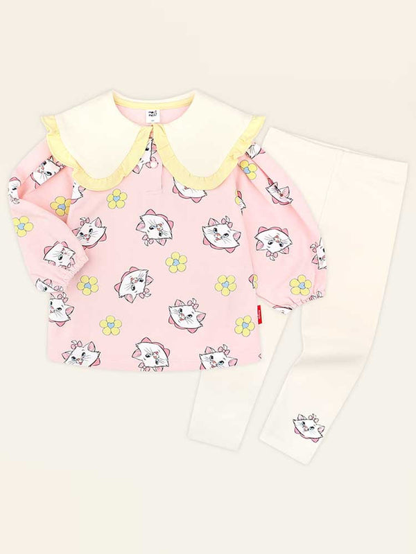 [Disney] Aristocat Marie Flower Collar Tops and Bottoms