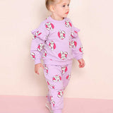 MOLLIMELLI Heart Rabbit Girls Tops and Bottoms