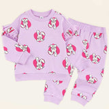 MOLLIMELLI Heart Rabbit Girls Tops and Bottoms