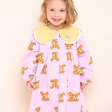 Mollimelli Heart Bear Scallop Collar One Piece
