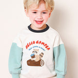 Mollimelli Hello Camper Man-to-man T-shirt