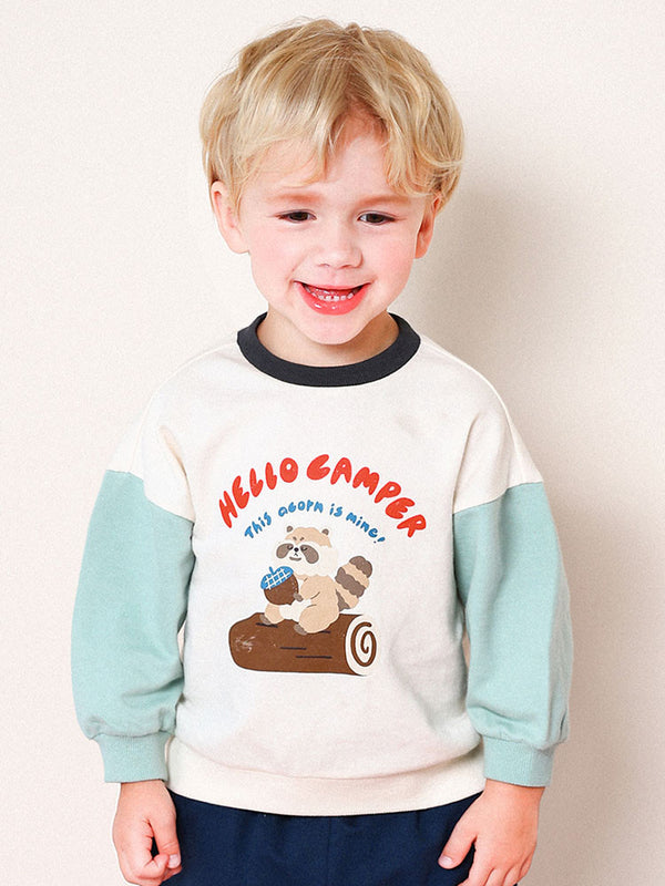 Mollimelli Hello Camper Man-to-man T-shirt