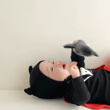 KC Cute Bat / Pumpkin Rattle Plush – Halloween Baby Toy & Gift