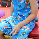 COOL MESH Blue Surfing Puppy Vest Set