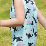 COOL MESH Whale Beach Ball Vest Set