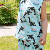 COOL MESH Whale Beach Ball Vest Set