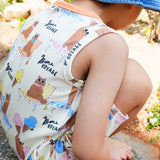 COOL MESH Ice cream Cat Vest Set