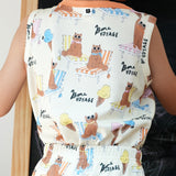 COOL MESH Ice cream Cat Vest Set