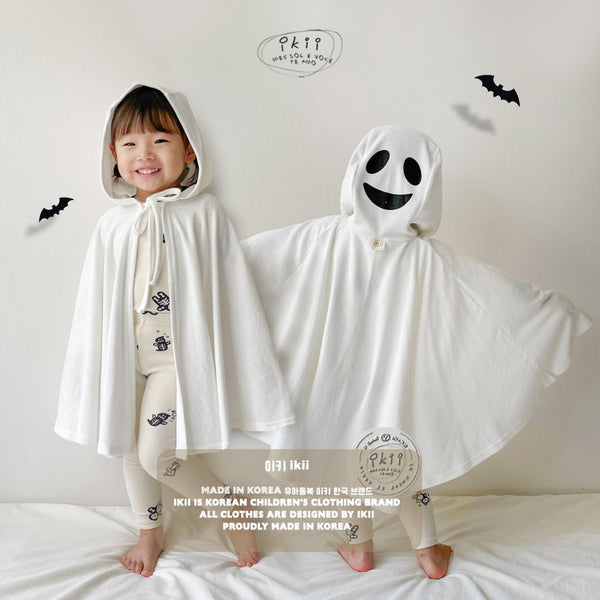 Cute Towel Cloak Robe (Ghost)