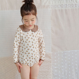Sweet collar dress rash guard