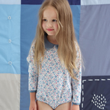 Sweet collar dress rash guard