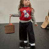 Melon Layered Knit Vest