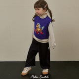 Melon Layered Knit Vest