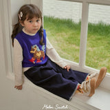 Melon Layered Knit Vest