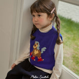 Melon Layered Knit Vest