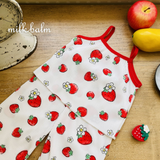 Milk Blam Strawberry Pleated Set-up Kids 26
