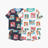 Puppy Room Waffle Short sleeve Set (26SS)