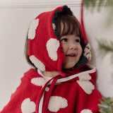 Red Heart/Christmas Reversible Earrings