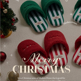 Christmas Slippers (Red/ Green- Adults)