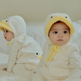 Snow Duck Romper_Ivory