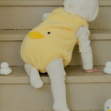 Snow Duck Romper_Yellow