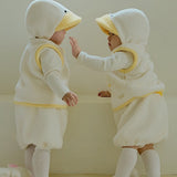 Snow Duck Vest Outer_Ivory