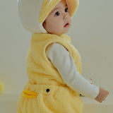 Snow Duck Vest Outer_Yellow