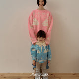 Snow Rabbit Round Knit
