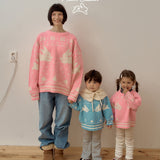 Snow Rabbit Round Knit