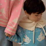 Snow Rabbit Round Knit