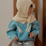 Snow Rabbit Round Knit