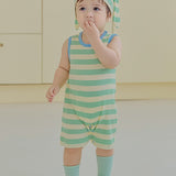 Summer Gelato Romper_Lemon Mint
