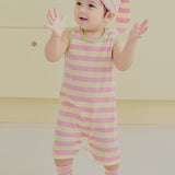 Summer Gelato Romper_Strawberry Banana