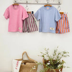Apple Smile Natural T-shirt Sky